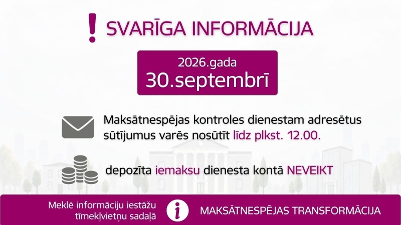 Attēlā redzama informācija, kas atspoguļota tekstā