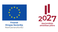 Attēlā redzami projekta logo