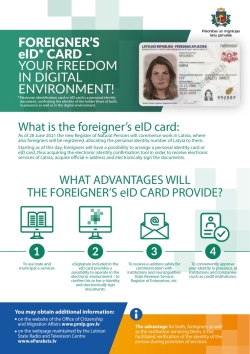 Foreigner's eID card