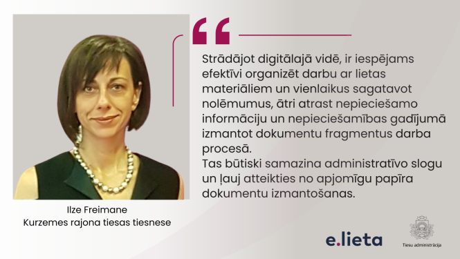 Tiesneses attēls ar citātu