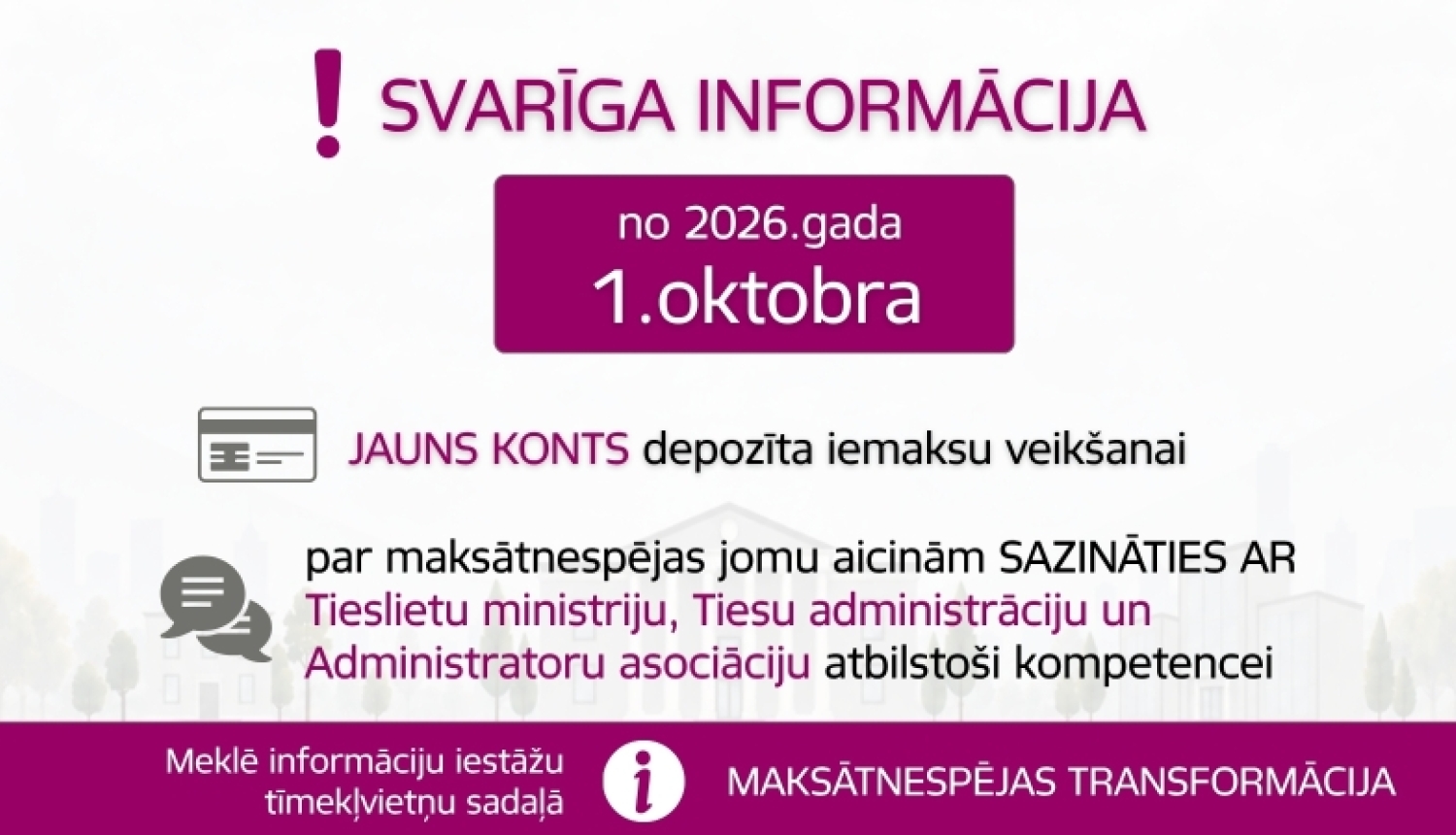 Attēlā attēlota informācija, kas pieejama rakstiski