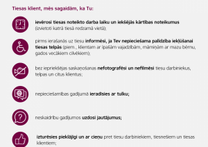 Tiesu klientu apkalpošanas standarts