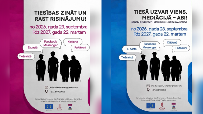 Attēlā redzami projekta aktivitātes nosaukumi