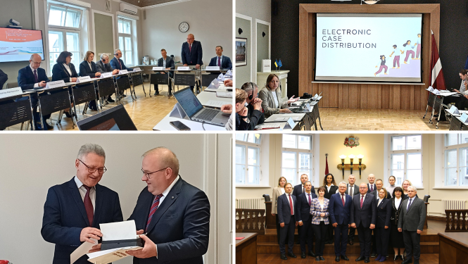 Attēlā redzama pasākuma norise