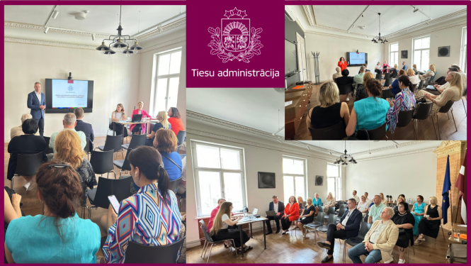 Attēlā attēloti vairāki attēli, kas fiksēti tikšanās laikā ar juridiskās palīdzības sniedzējiem