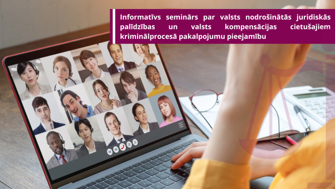 Attēlā attēlots datora ekrāns ar sejām. 