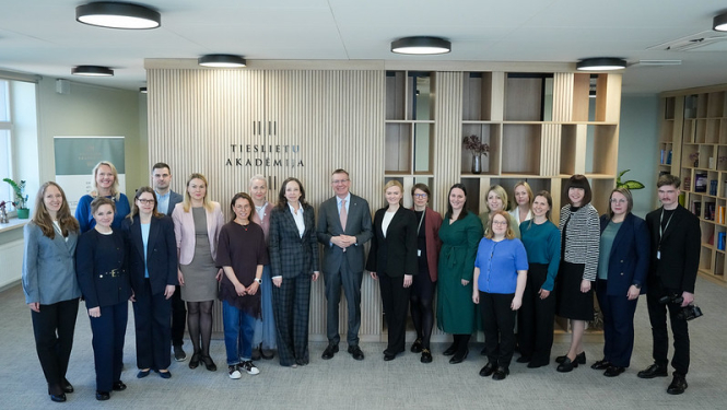 Attēlā redzami pasākuma dalībnieki