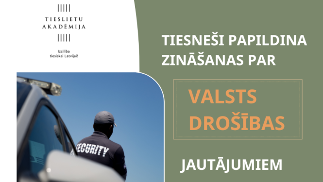 Attēlā attēlots Tieslietu akadēmijas vizuālās identitātes attēls