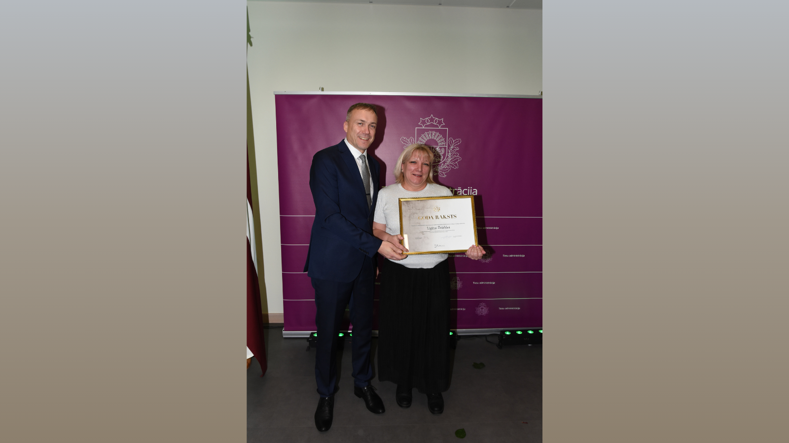 Attēlā redzami pasākuma dalībnieki