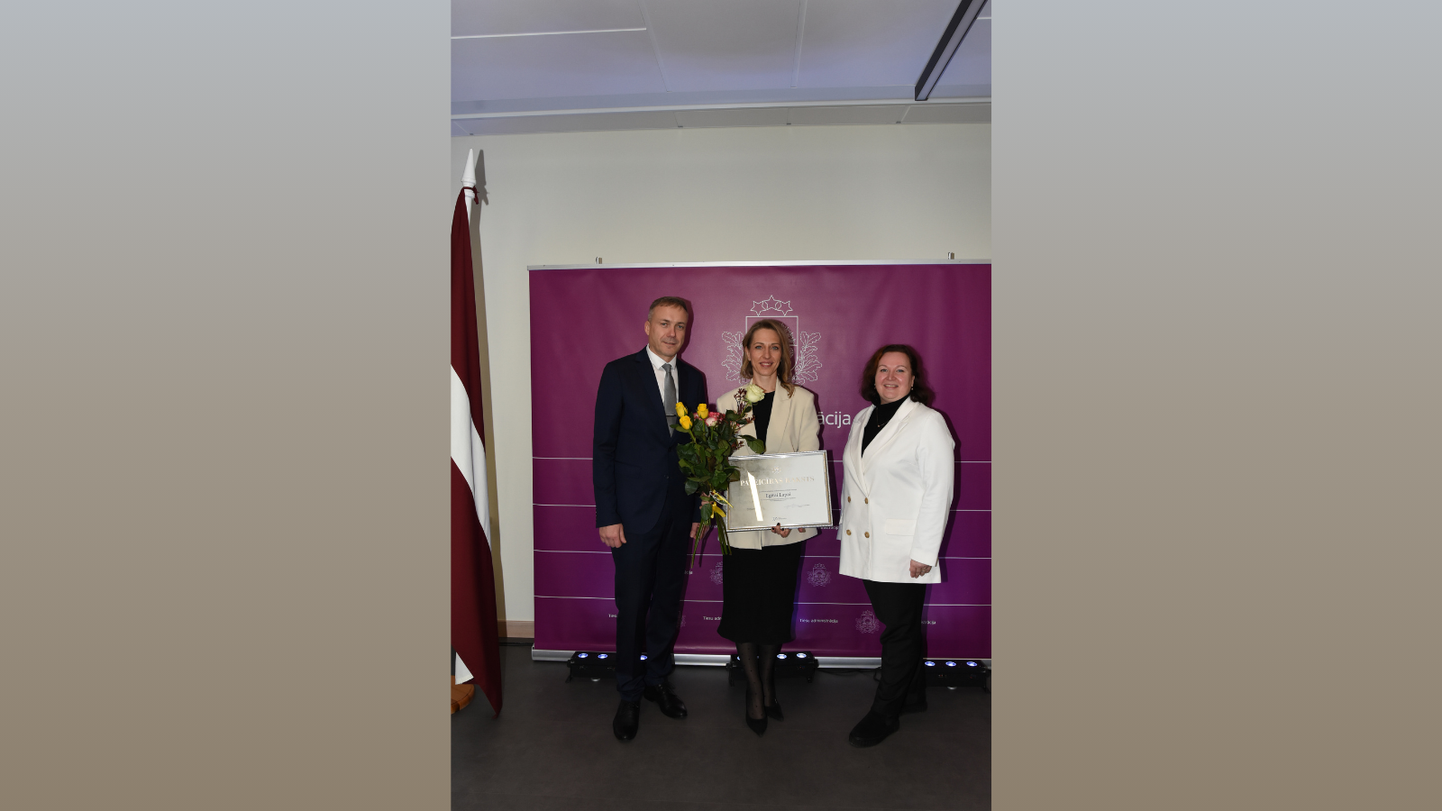 Attēlā redzami pasākuma dalībnieki