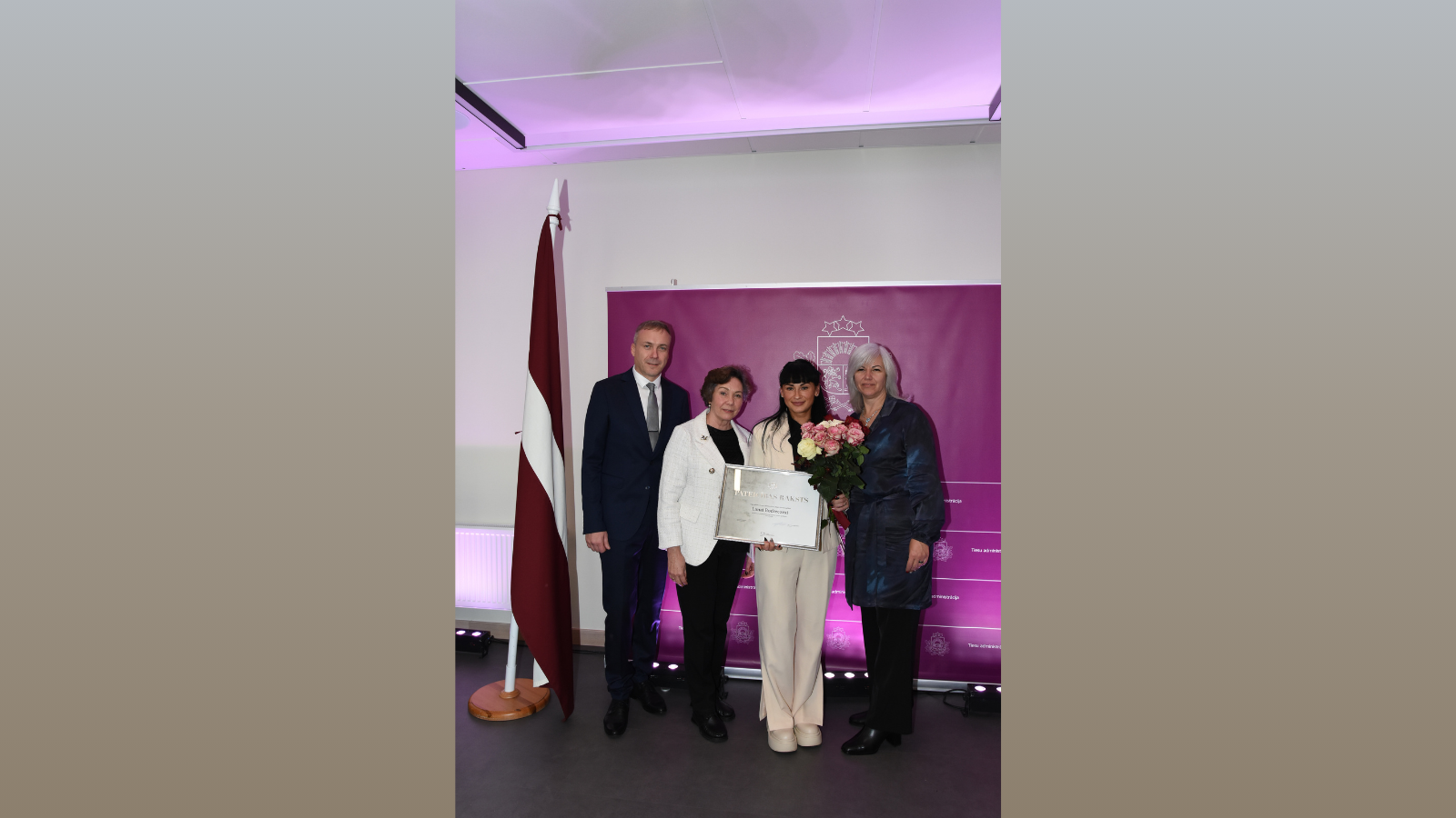 Attēlā redzami pasākuma dalībnieki