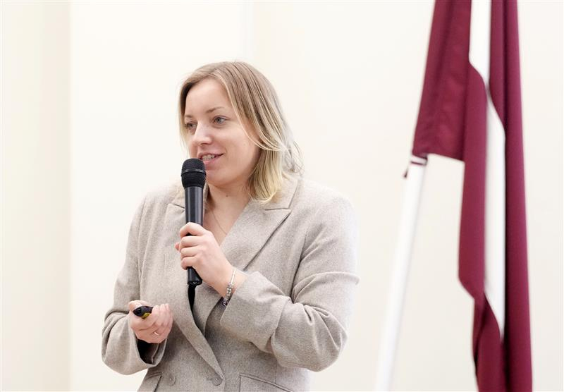 Attēlā redzama pasākuma dalībnieki