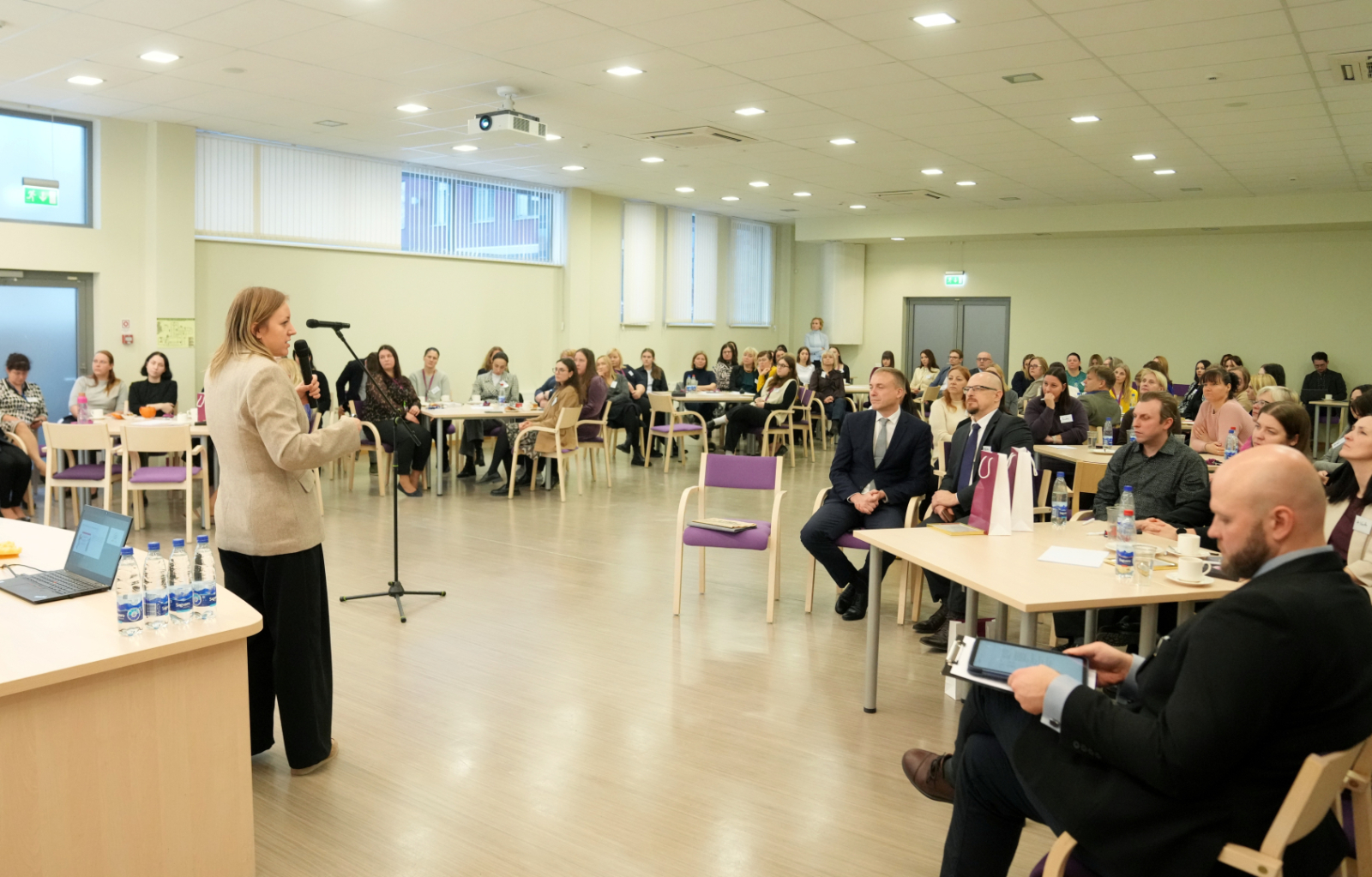 Attēlā redzama pasākuma dalībnieki