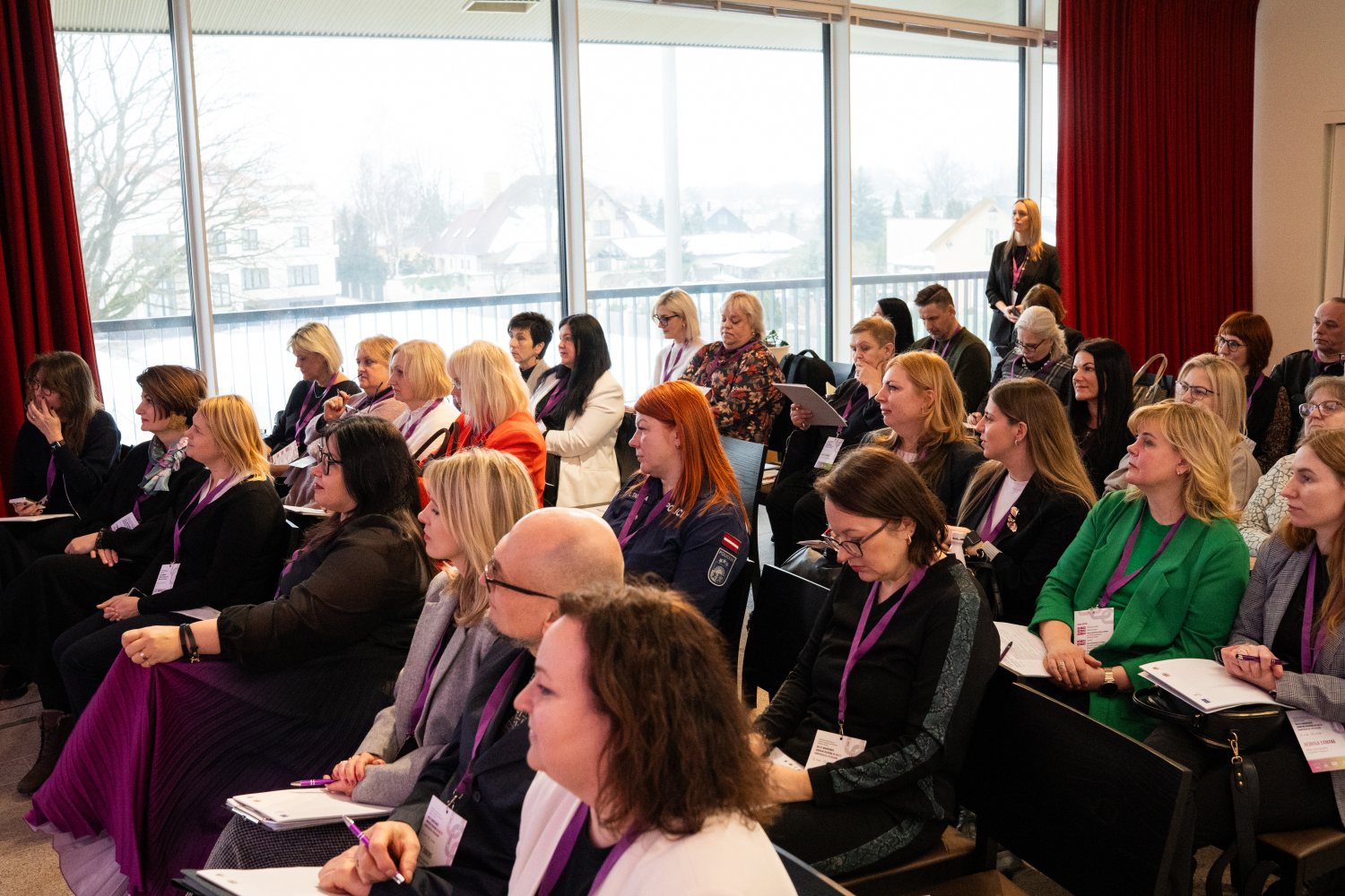 Attēlā redzami pasākuma dalībnieki