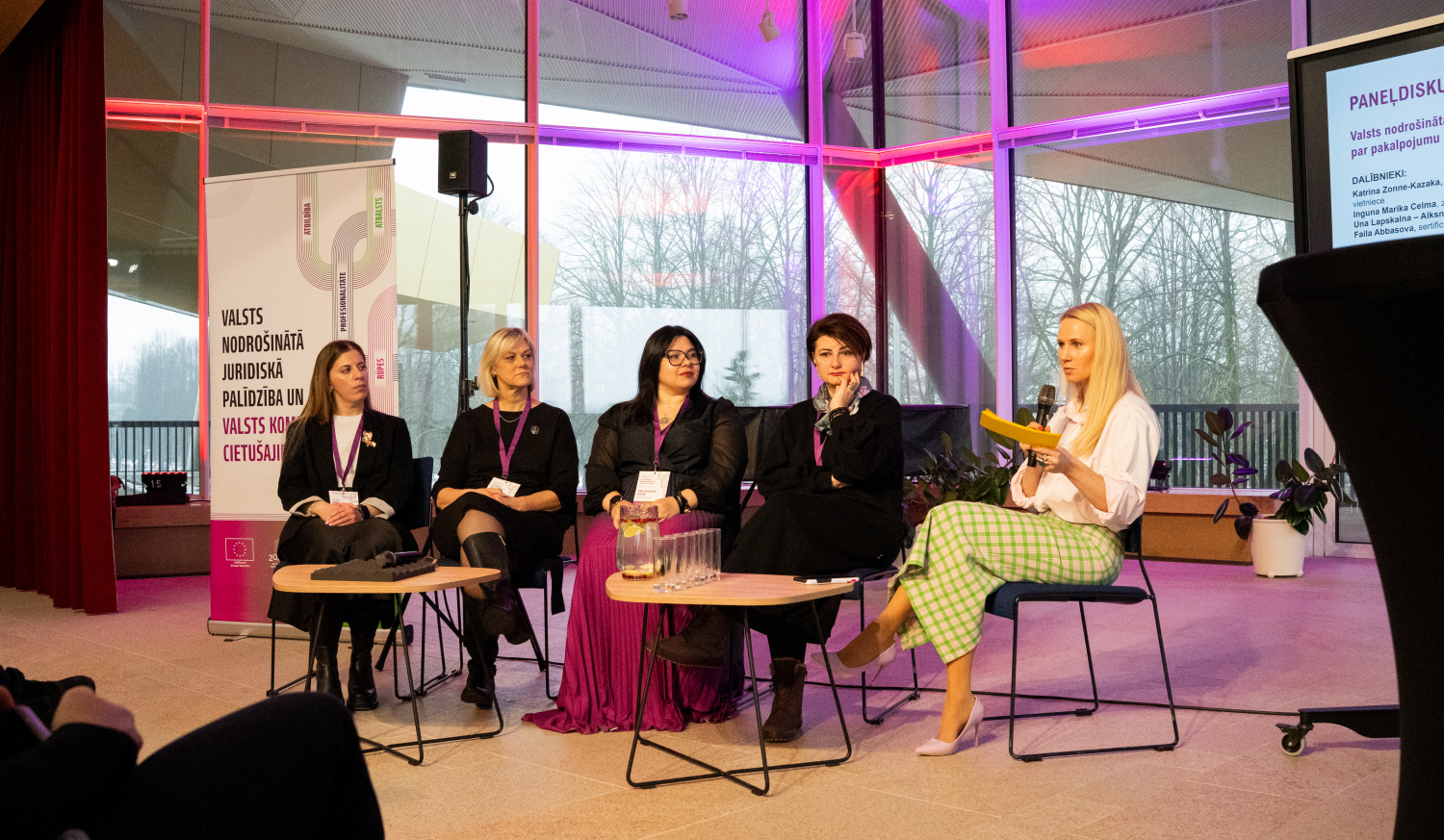 Attēlā redzami pasākuma dalībnieki