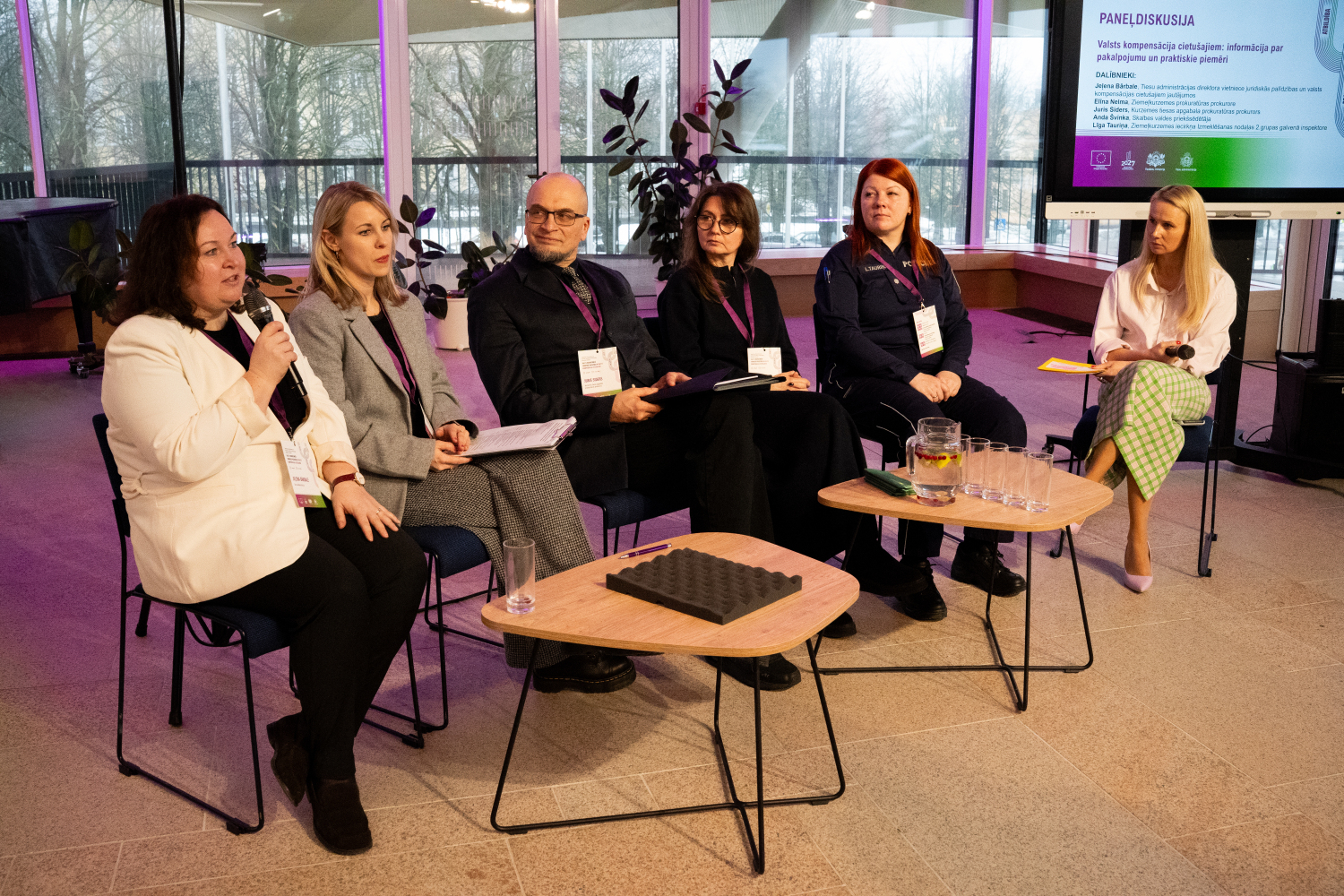 Attēlā redzami pasākuma dalībnieki