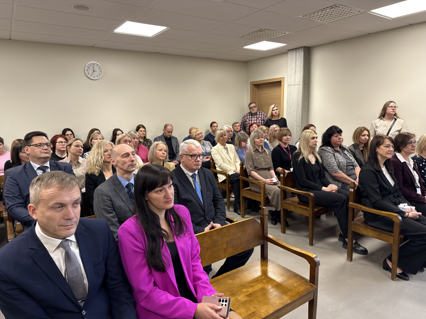 Attēlā redzami pasākuma dalībnieki