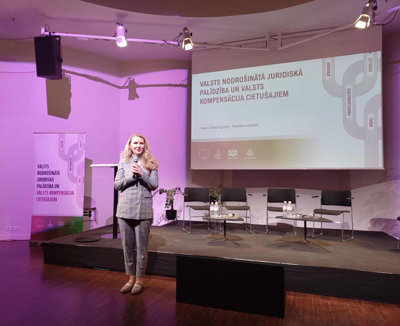 Attēlā redzami pasākuma dalībnieki