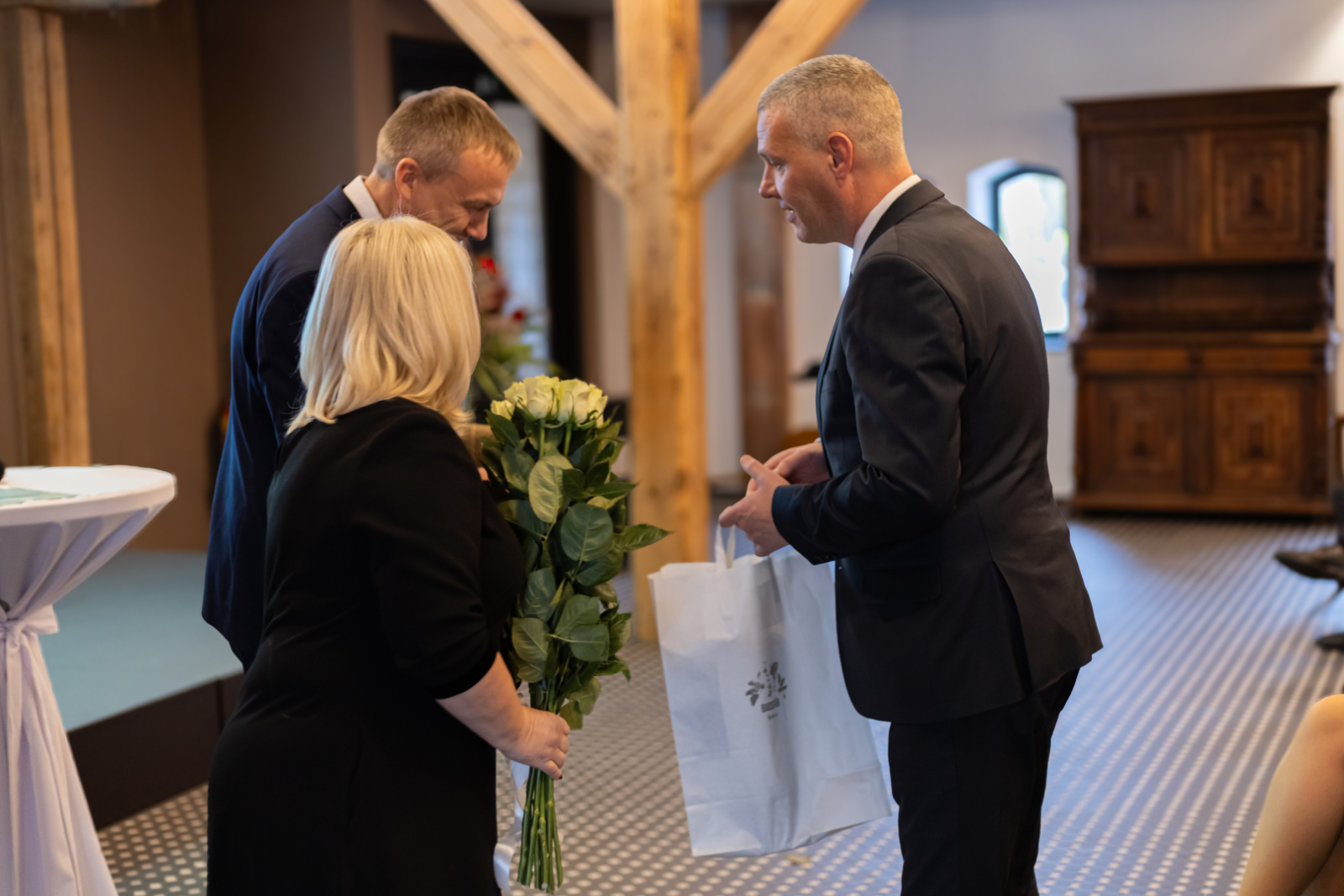 Attēlā redzami pasākuma dalībnieki