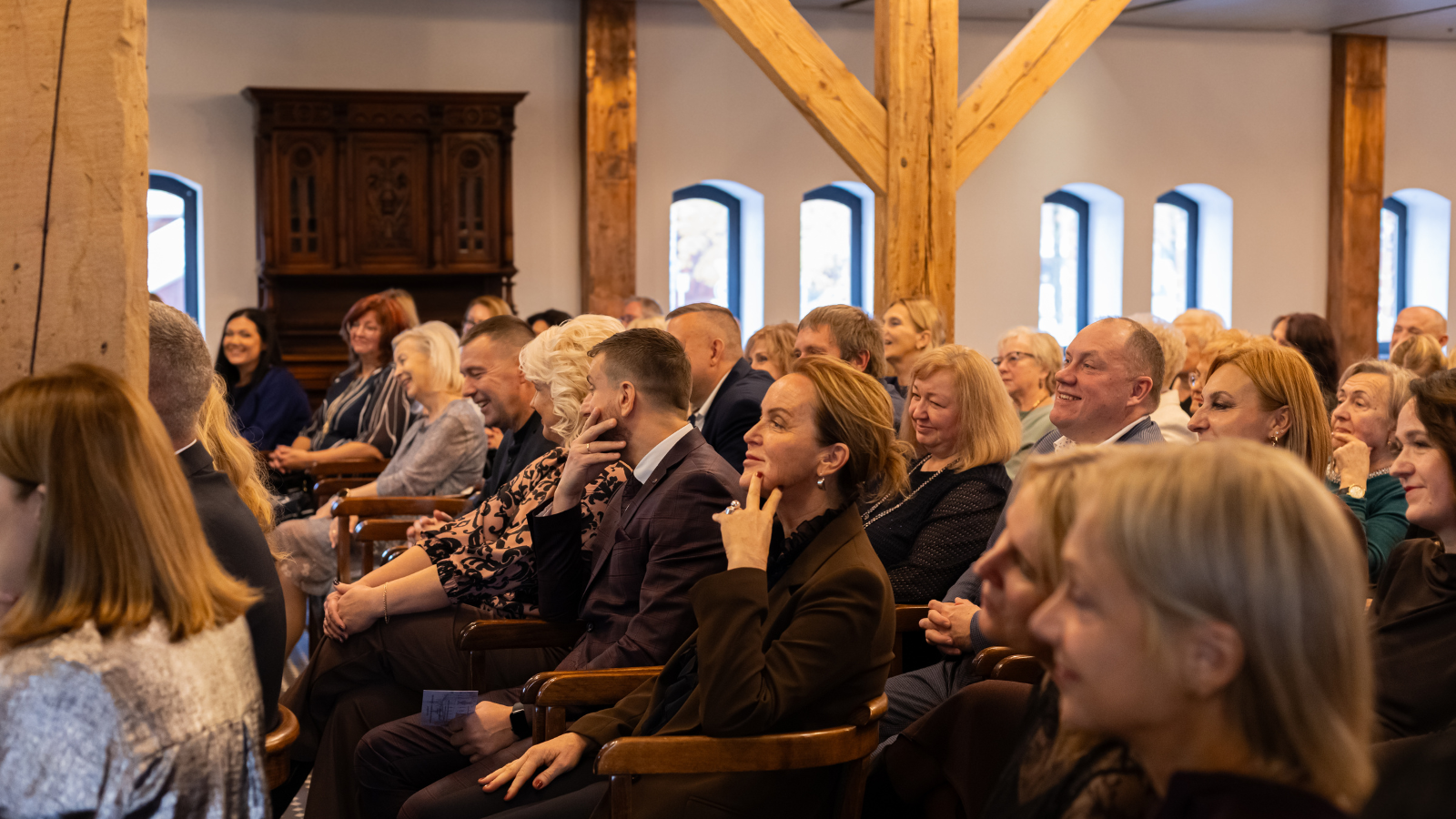 Attēlā redzami pasākuma dalībnieki