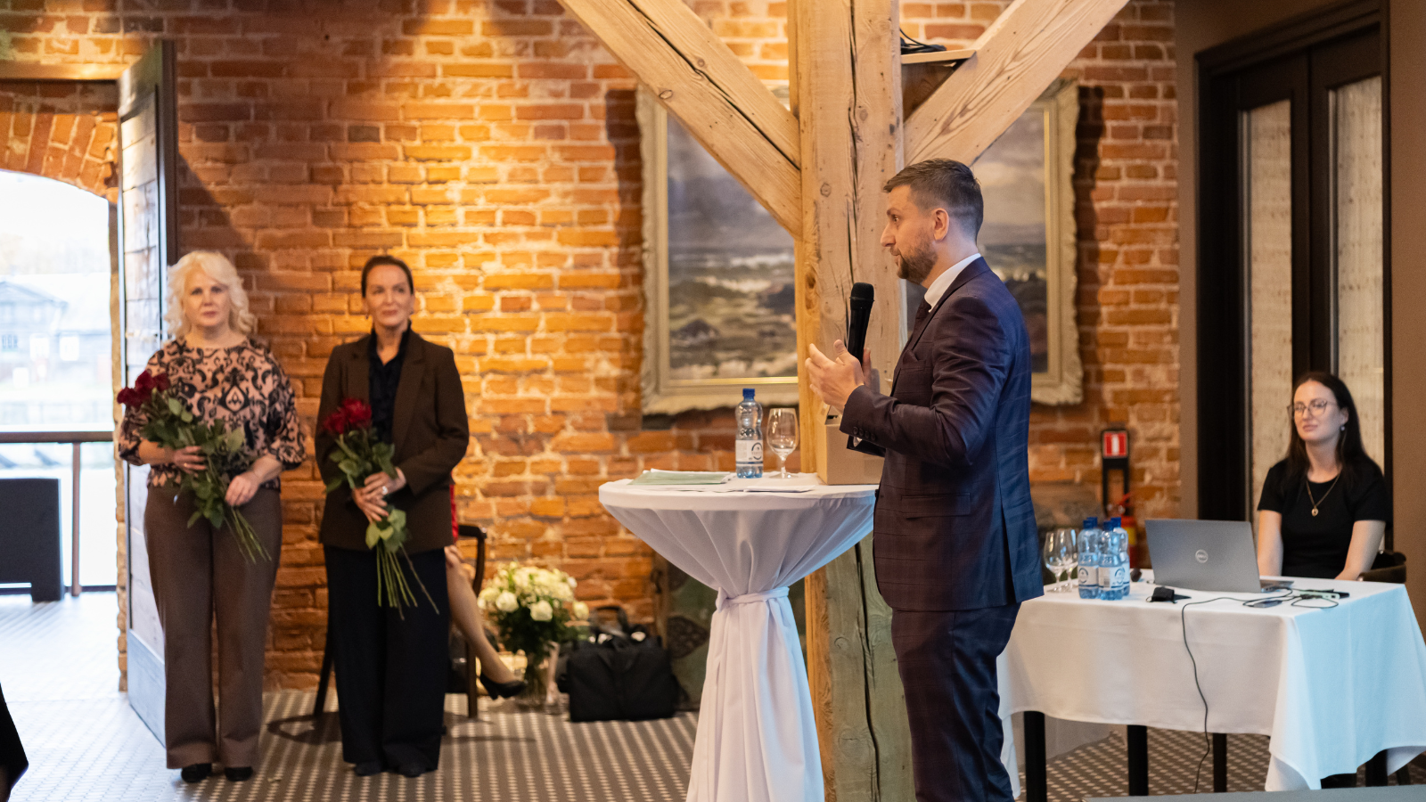 Attēlā redzami pasākuma dalībnieki