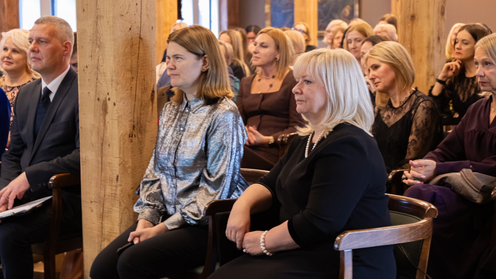 Attēlā redzami pasākuma dalībnieki