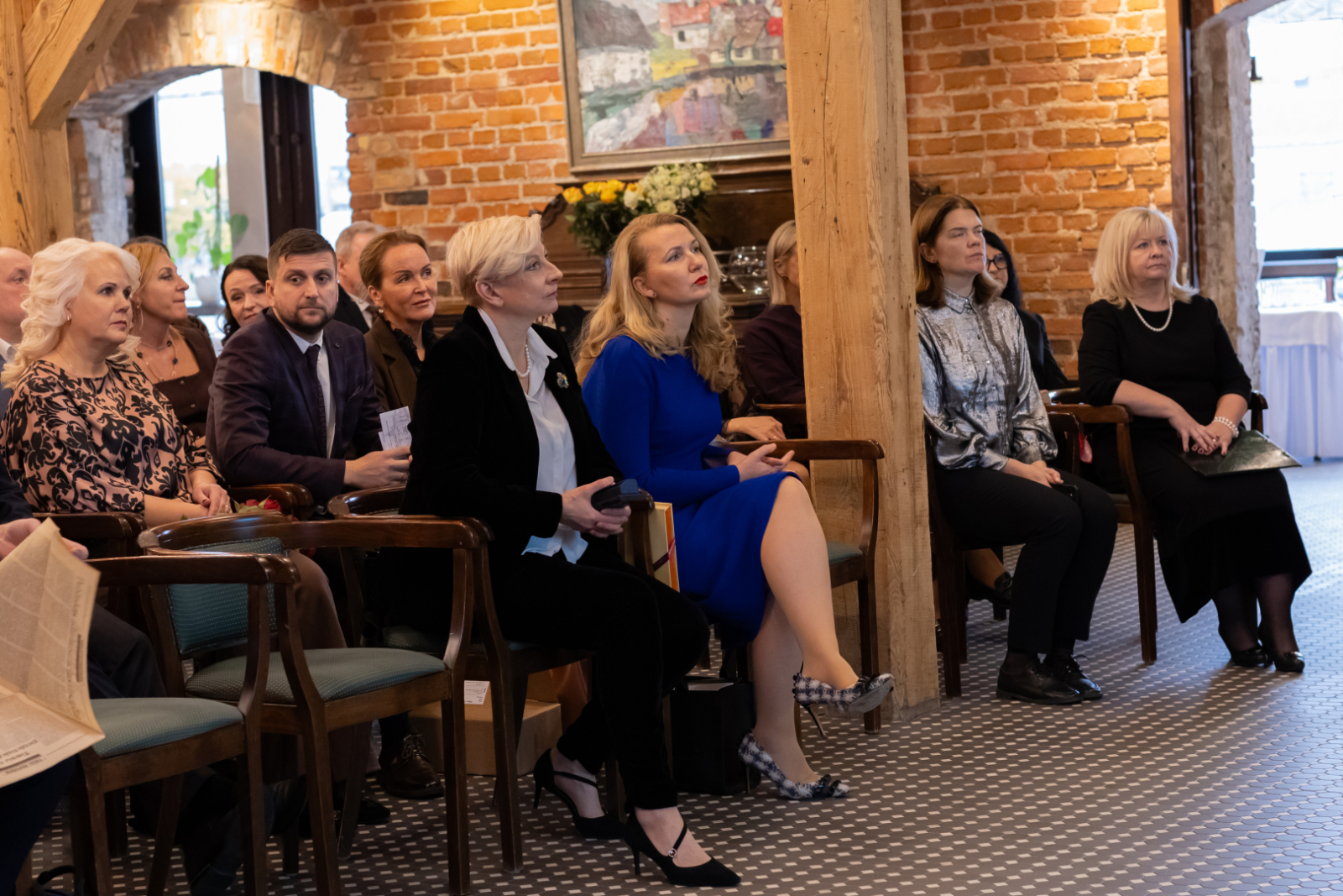 Attēlā redzami pasākuma dalībnieki