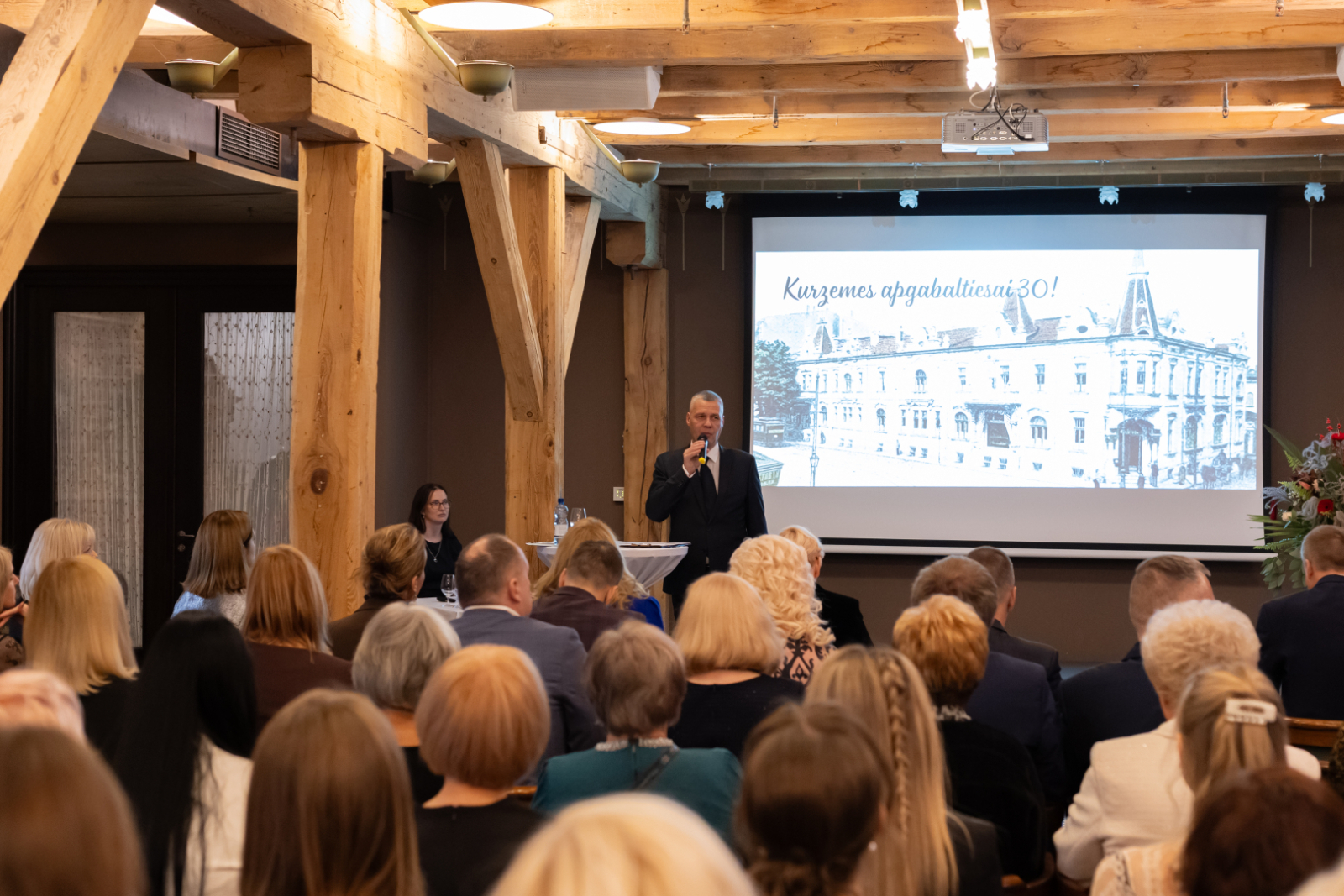 Attēlā redzami pasākuma dalībnieki