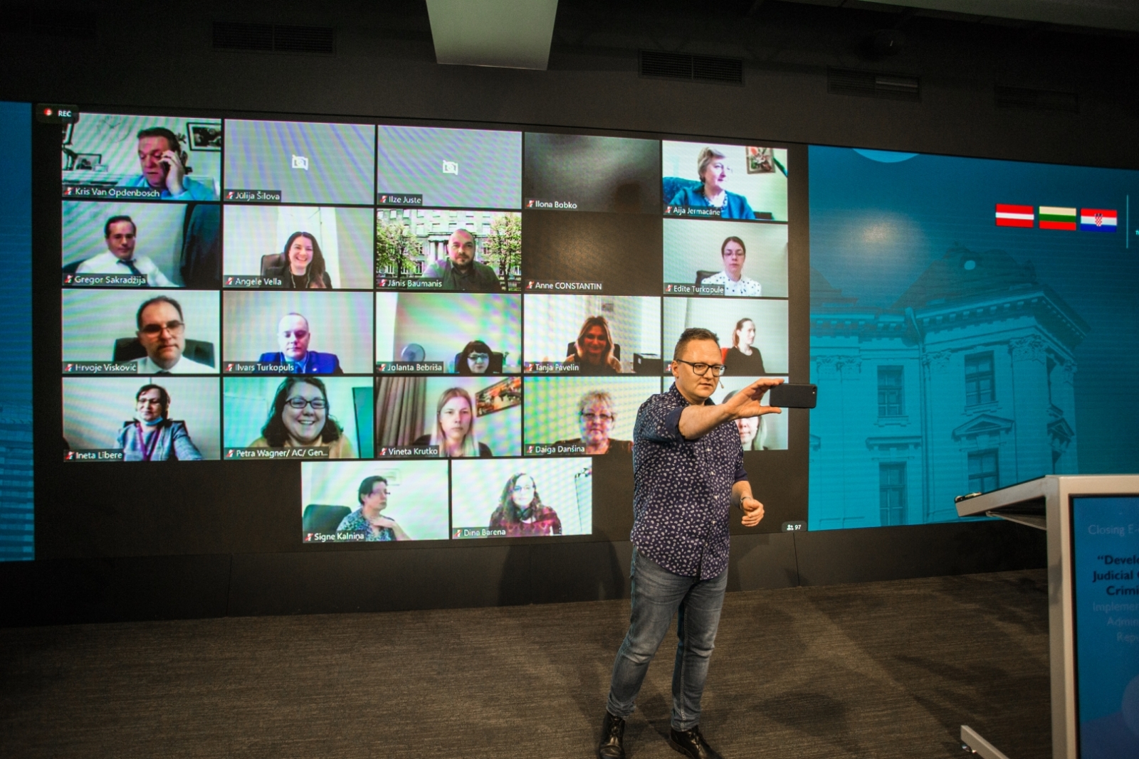 Projekta “Tiesiskās sadarbības attīstība krimināllietās” starptautiskā Noslēguma e-konference