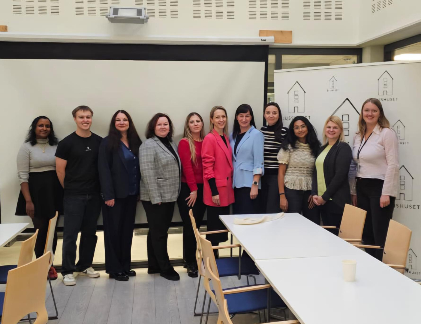 Attēlā redzami pasākuma dalībnieki