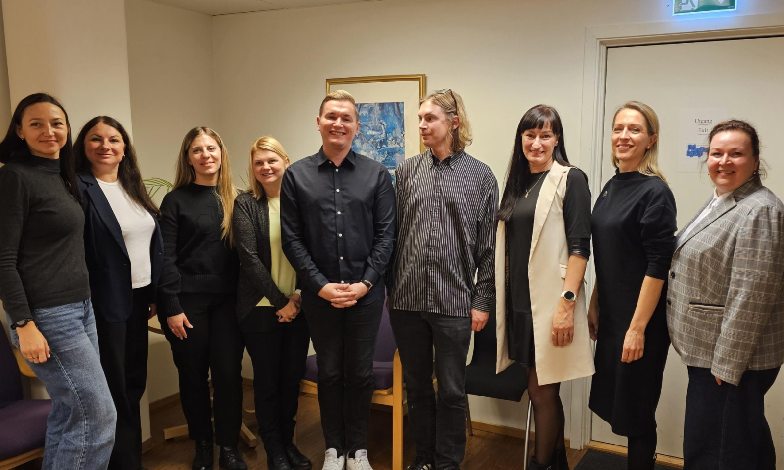 Attēlā redzami pasākuma dalībnieki