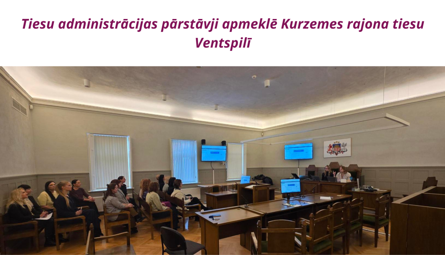 Attēlā redzami apmācību dalībnieki