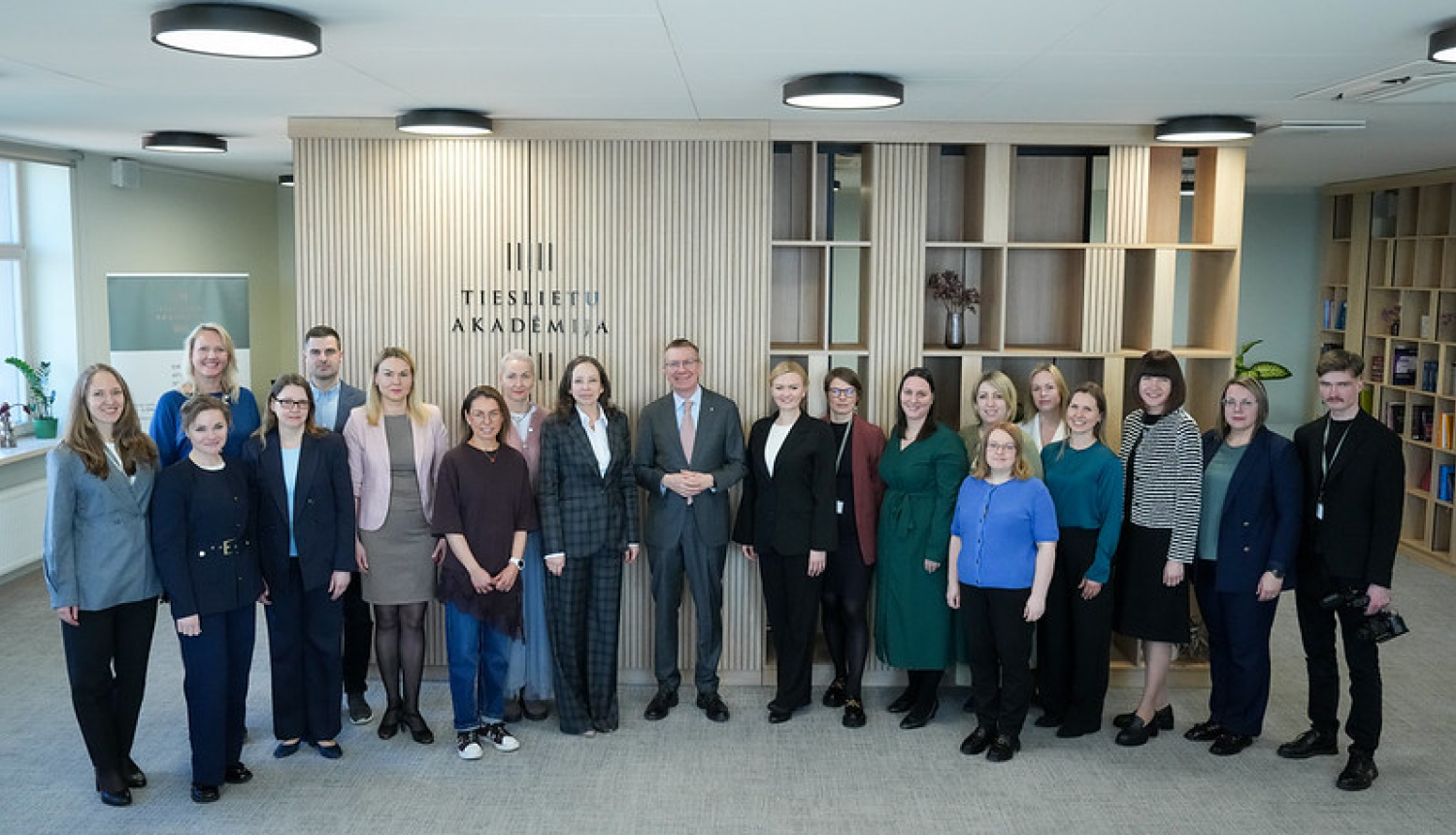 Attēlā redzami pasākuma dalībnieki