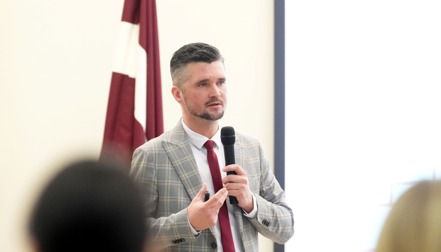 Attēlā redzams Māris Kumerdanks  Tiesu administrācijas Informācijas sistēmu un tehnoloģiju departamenta direktors 