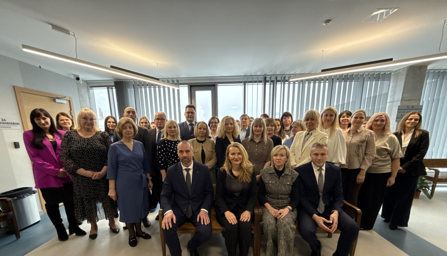 Attēlā redzami pasākuma dalībnieki