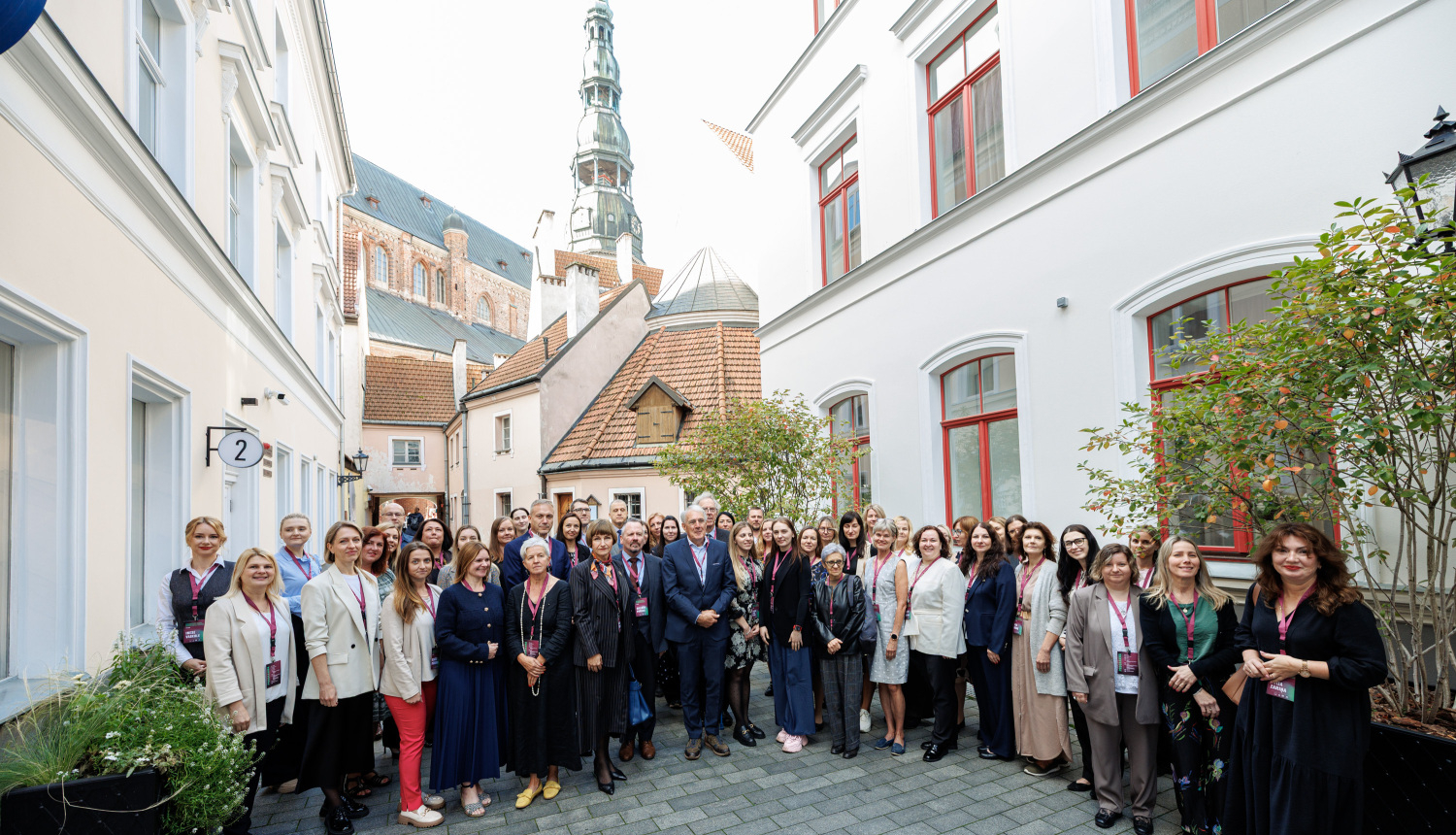 Attēlā redzami pasākuma dalībnieki