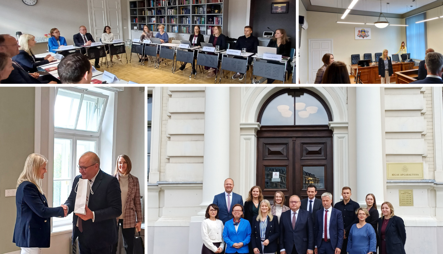 Attēlā redzami pasākuma dalībnieki