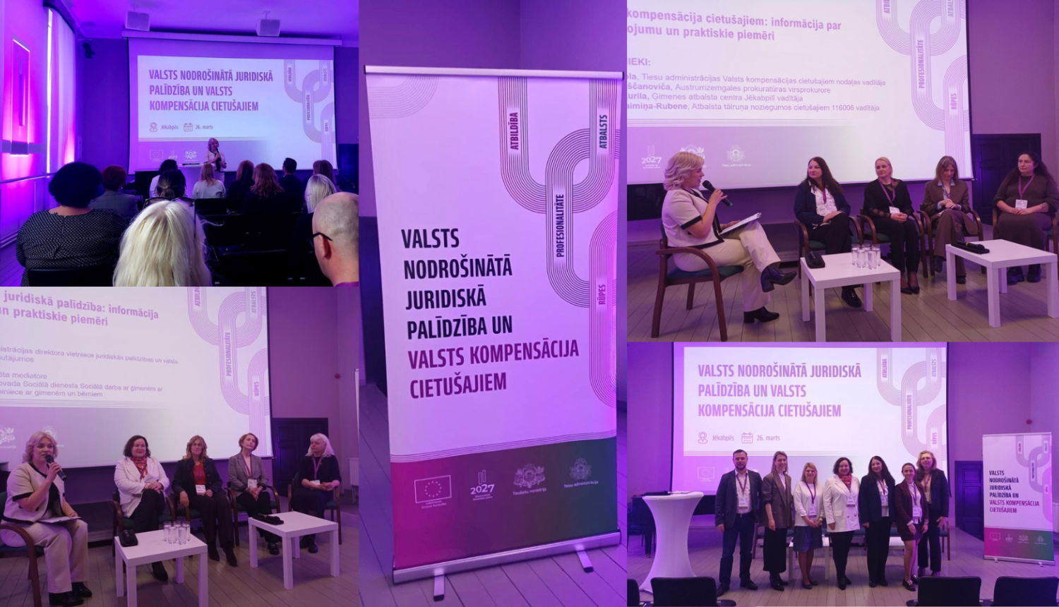 Attēlā redzami pasākuma dalībnieki