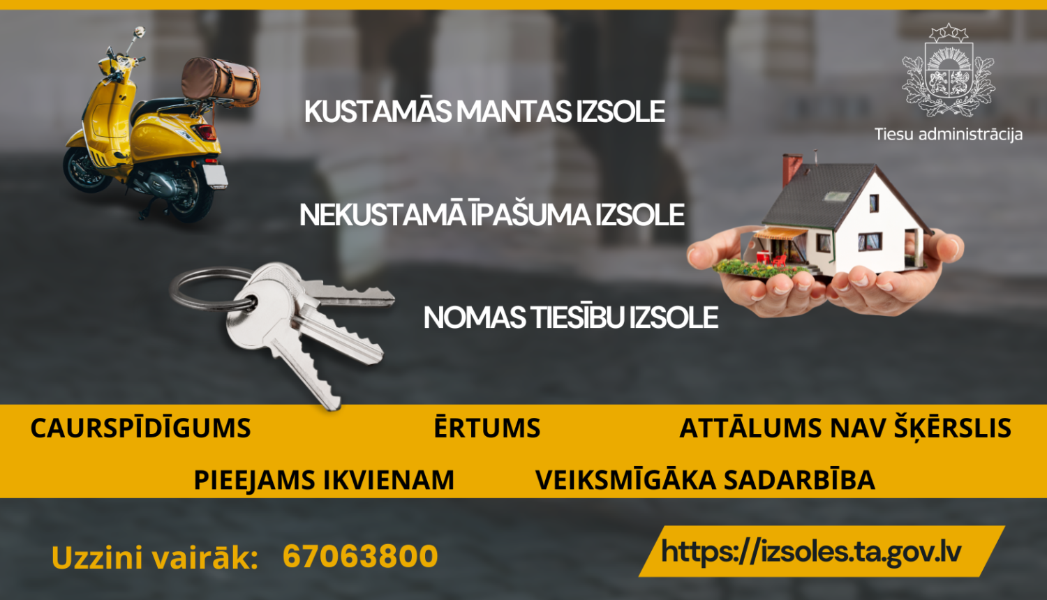 Attēlā attēloti izsoļu vietnes priekšrocības