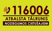 Atbalsta tālrunis cietušajiem 116006