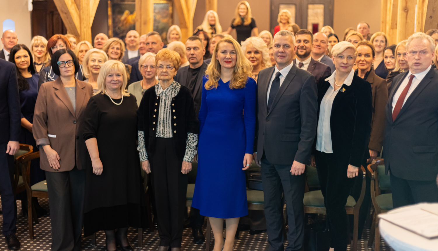 Attēlā redzami pasākuma dalībnieki