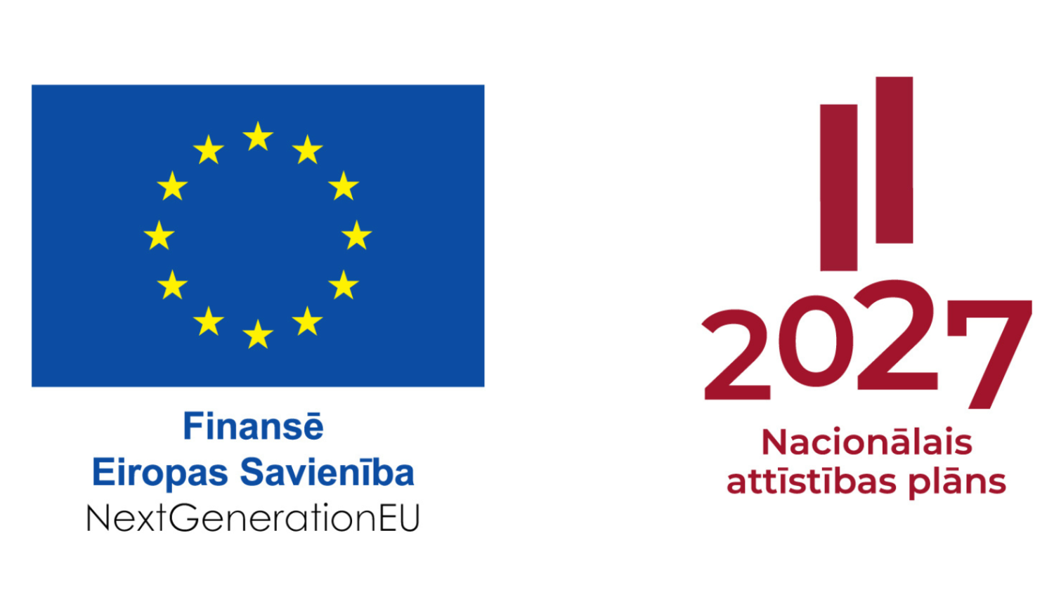 Attēlā redzami projekta logo