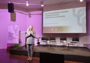 Attēlā redzami pasākuma dalībnieki